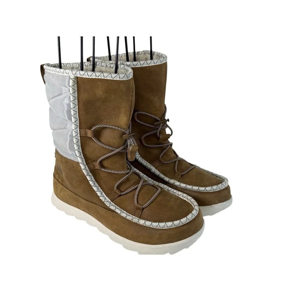 The‎ North Face ThermoBall Lace-Up Brown Snow Boots Women's Size 7 No Box